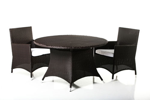 Rattansitzgruppe