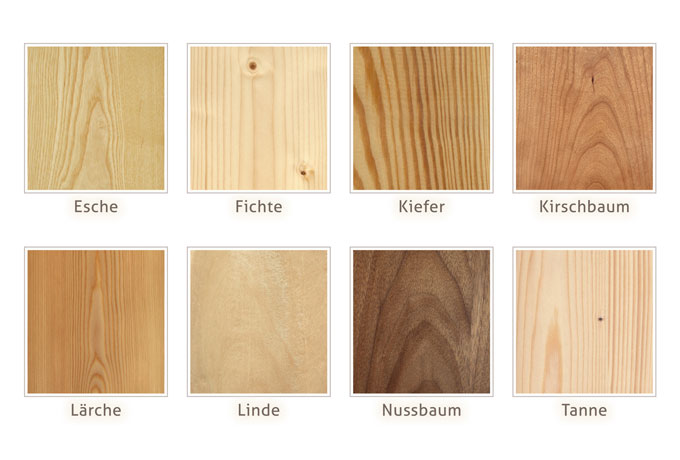 Holzarten bei Möbeln Möbellexikon